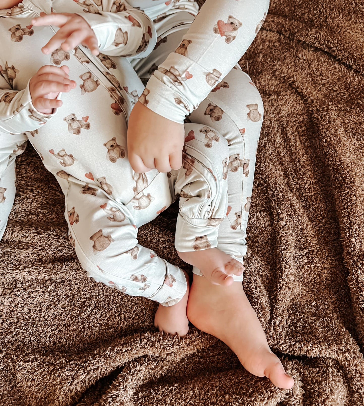 Teddy-Gram Bamboo Zippy Pajamas