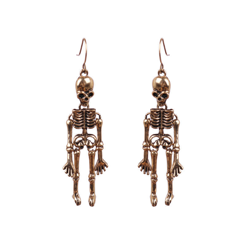 Skeleton Alloy Earrings