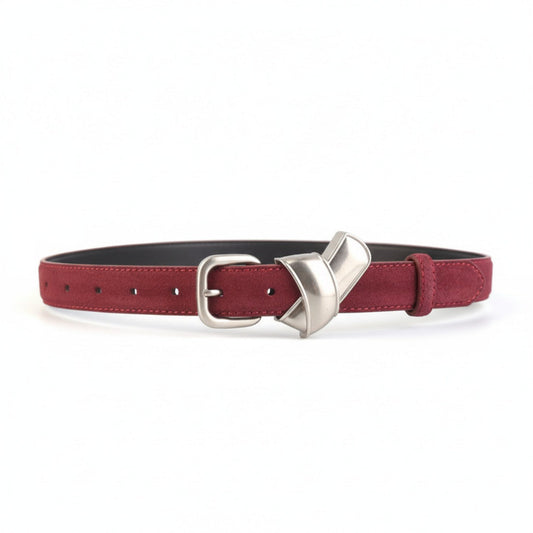 Adjustable Buckle Skinny Belt