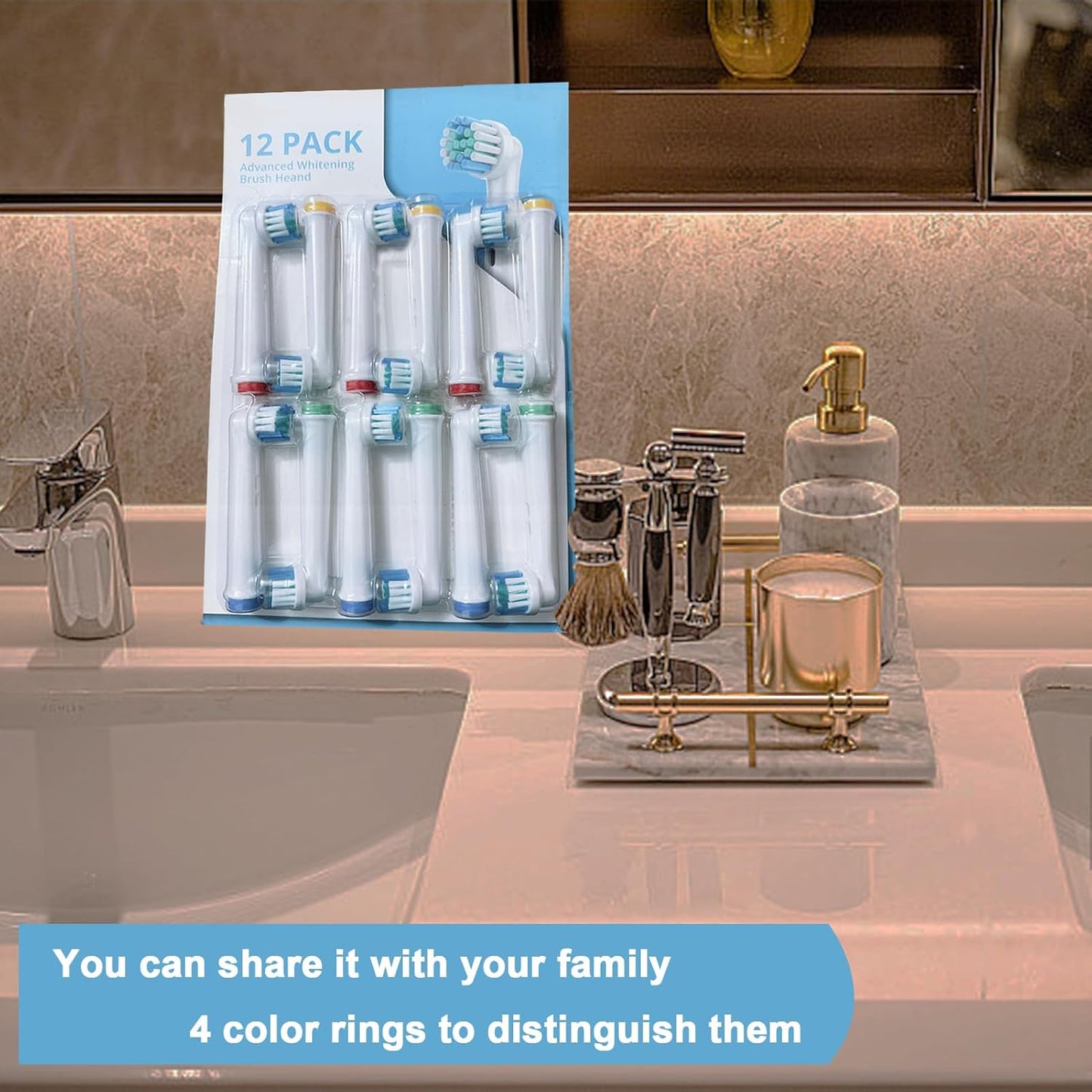 Replacement Toothbrush Heads for Oral B Braun,12 Pack Soft Electric Toothbrush Heads,Deep and Precise Cleaning for Oral B Replacement Heads Precision Refills