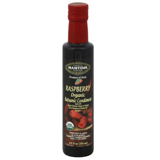 Mantova Balsamic Vinegar Raspberry - 8.5 Fl. Oz. (Pack of 6)