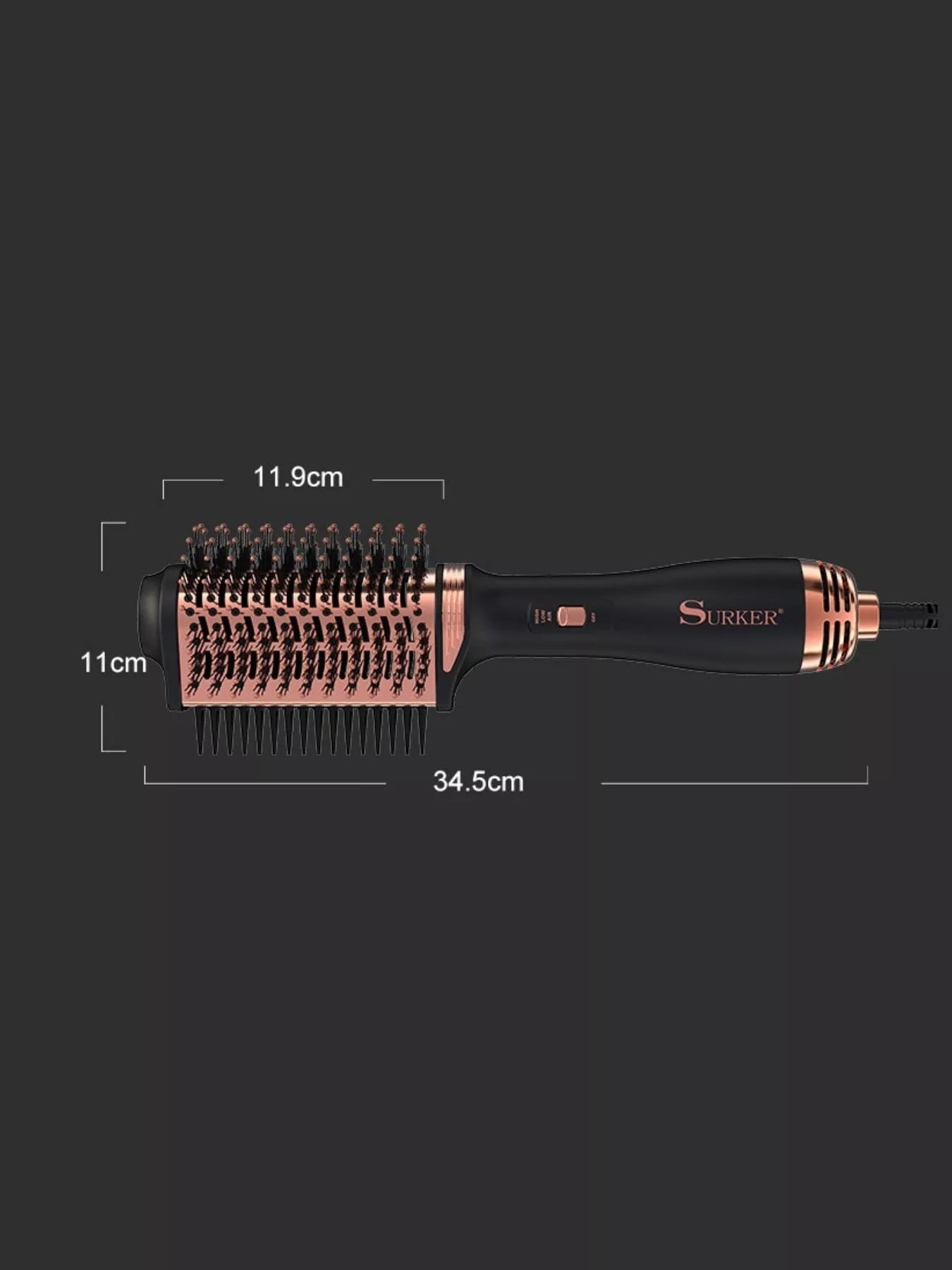 Negative Ions Hot Air Brush