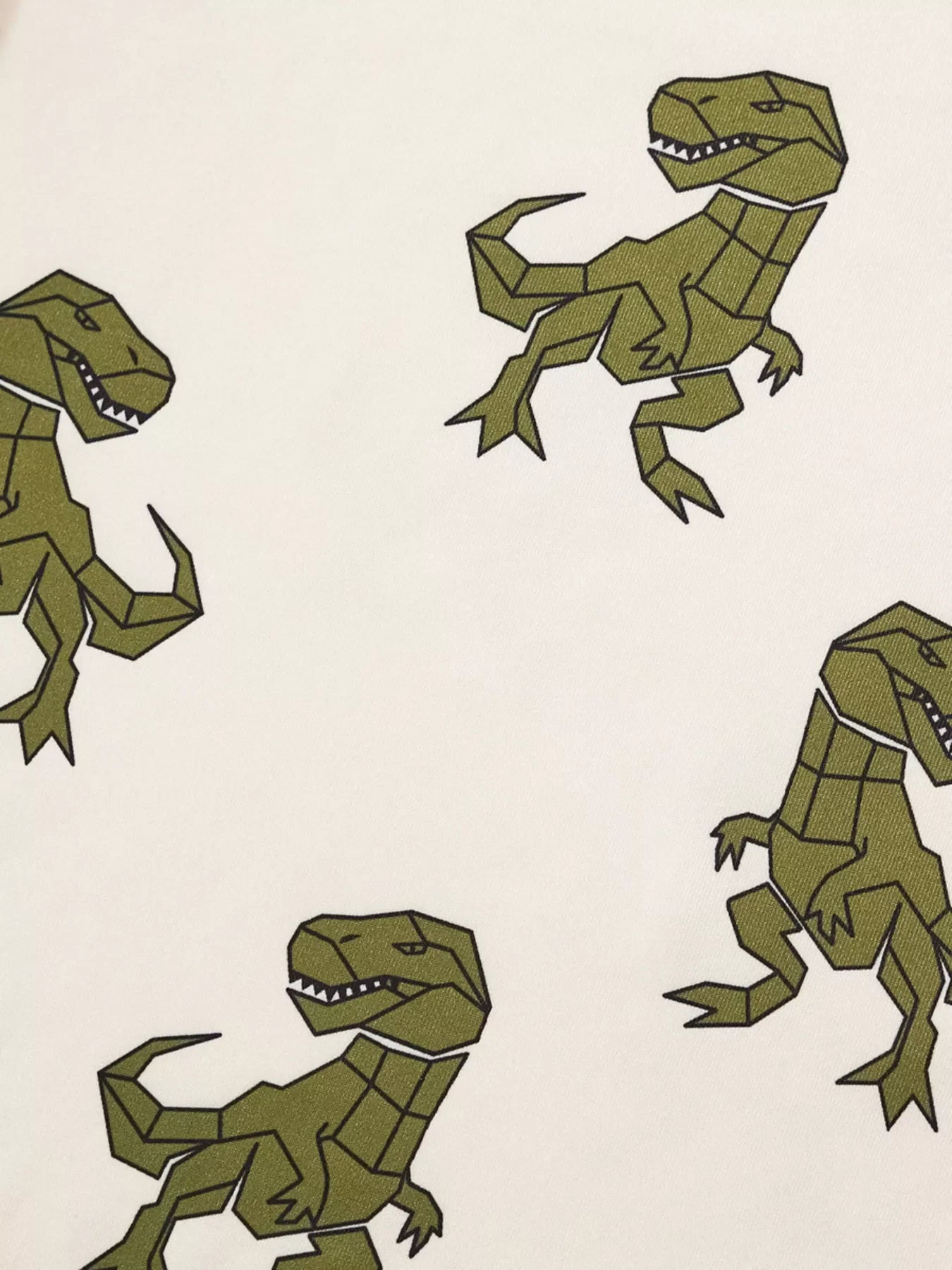 Children's Dinosaur Print Short Sleeve Tee and Shorts Set