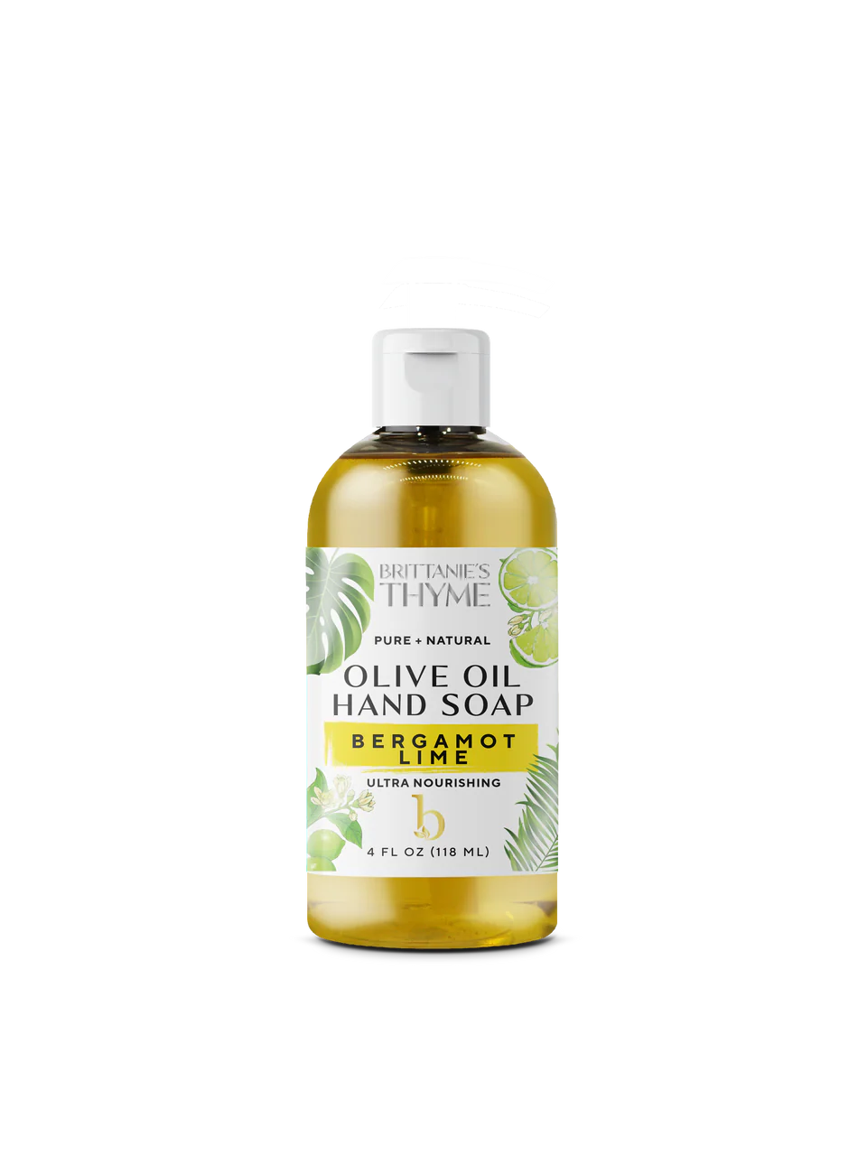 Brittanie's Thyme Hand Soap, Bergamot Lime, Liquid (4 Fl Oz)