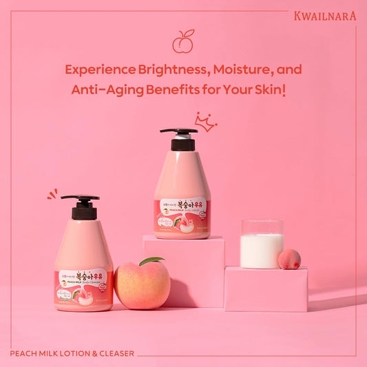 KWAILNARA Peach Milk Body Lotion