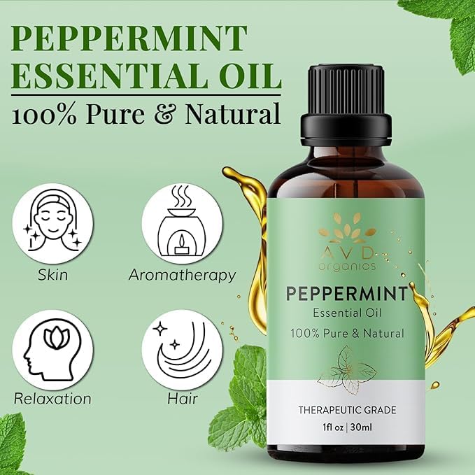 AVD Organics Peppermint Essential Oil