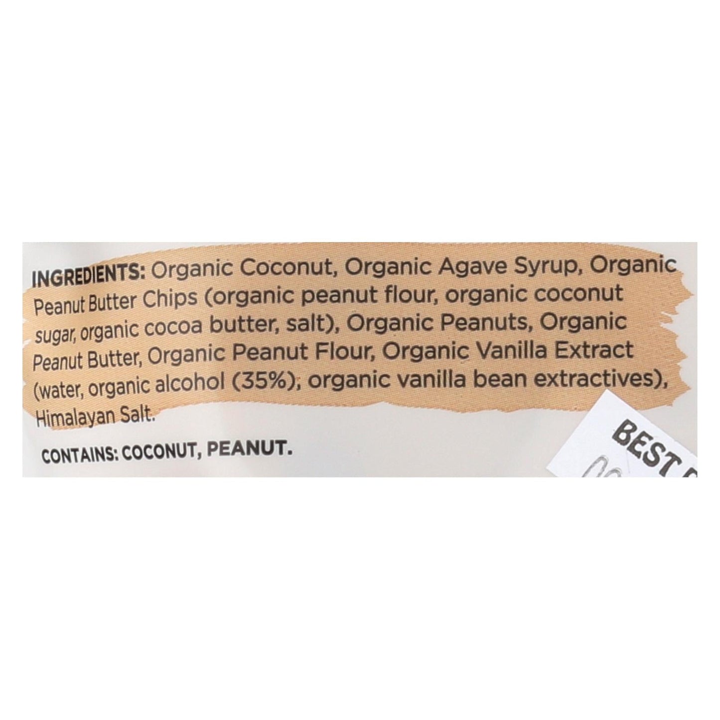 Emmy's Organics Creamy Peanut Butter Organic Coconut Cookies (Pack of 8 - 6 Oz.)