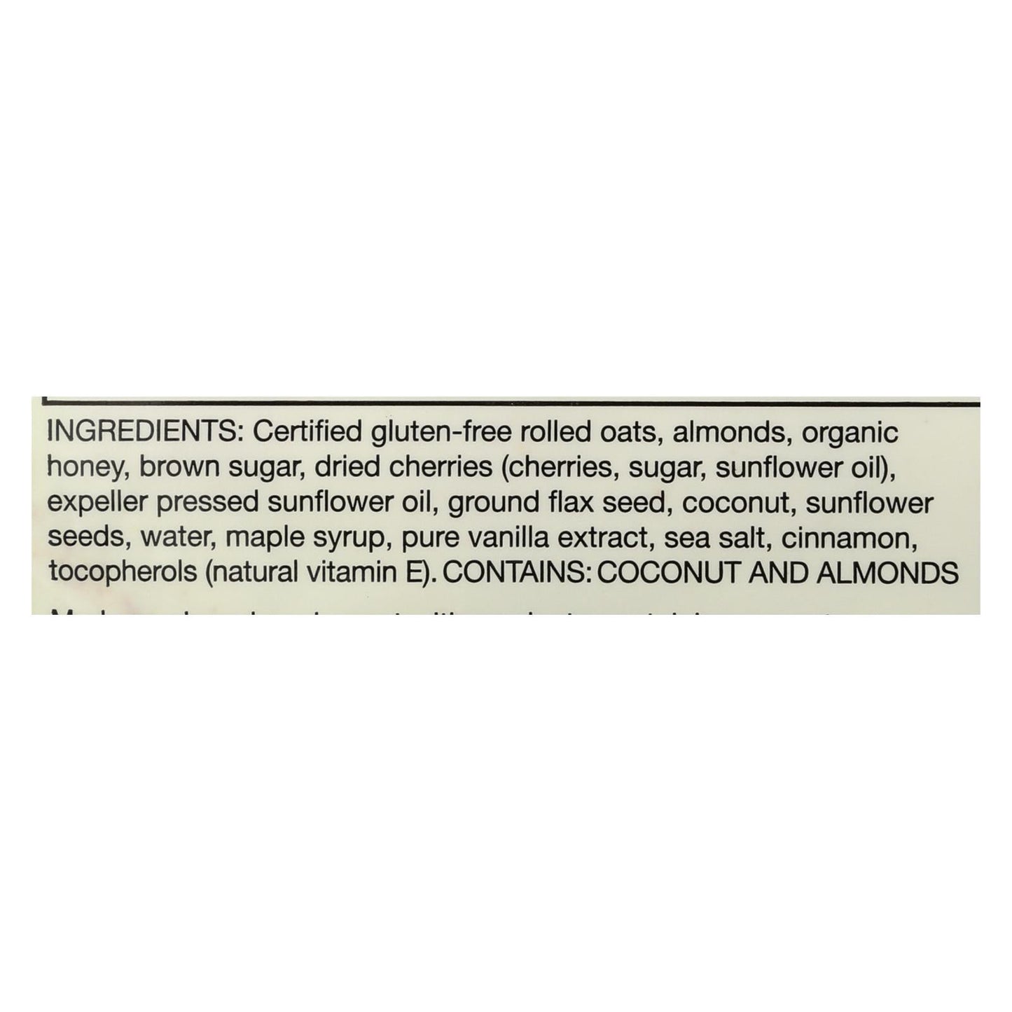 Jessica's Gluten-Free Almond Cherry Granola, 12 x 11 Oz. Packs