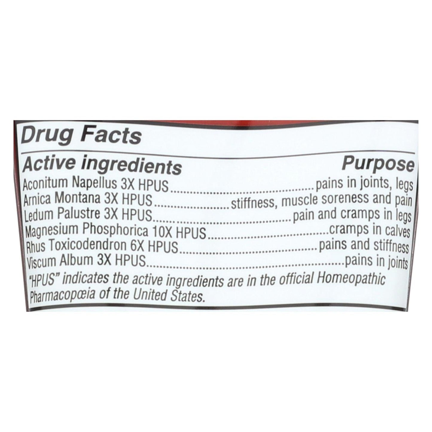 Hyland's Leg Cramp Relief Ointment for Overnight Relief (2.5 Oz.)
