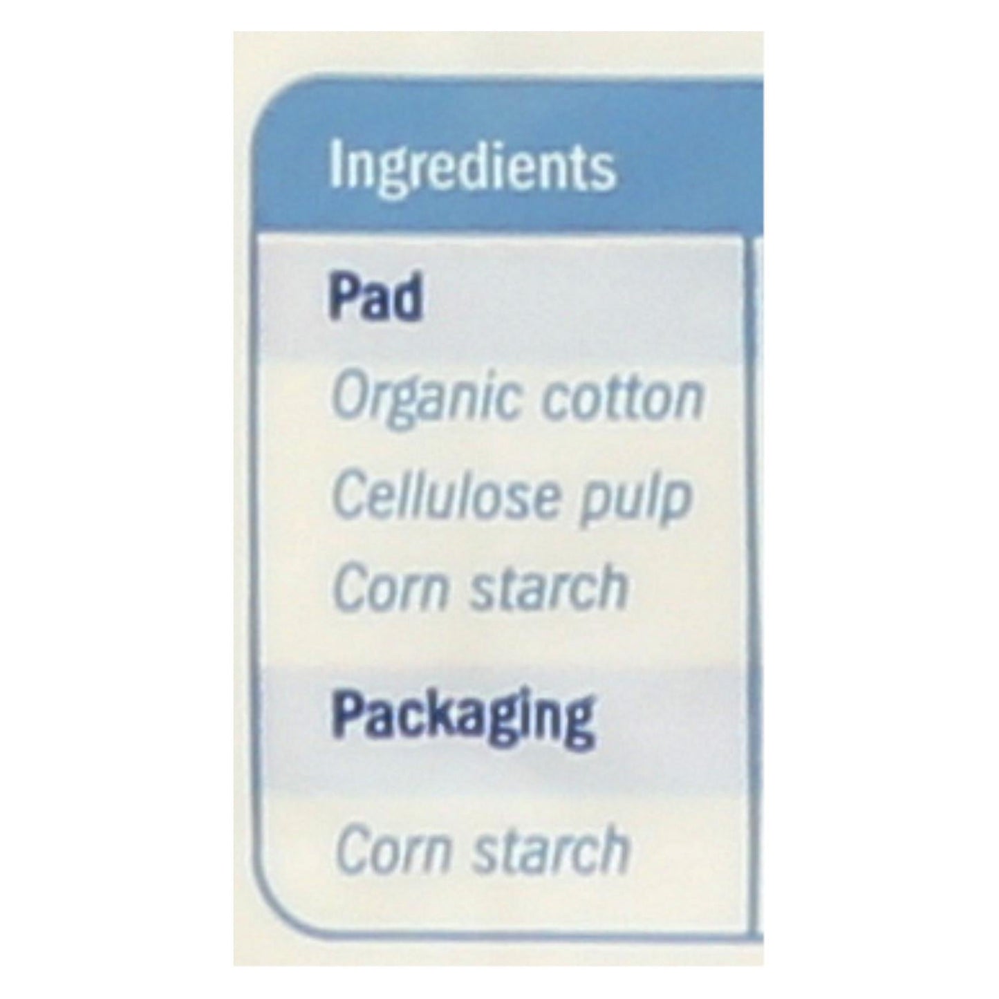 Natracare Organic Cotton Night Time Pads - Pack of 10