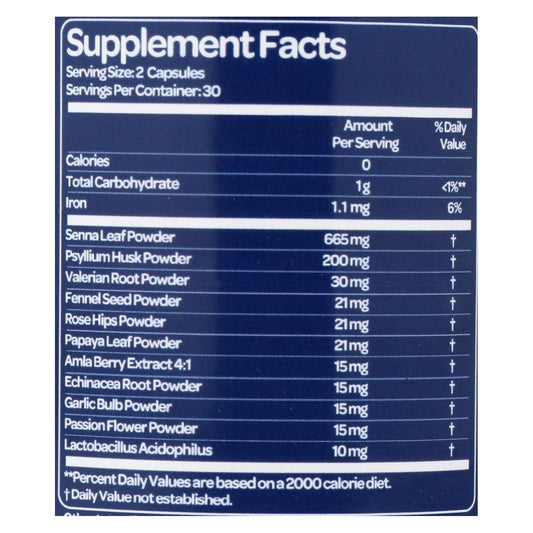 Health Plus Super Colon Cleanse Night Formula (Pack of 90 Capsules)