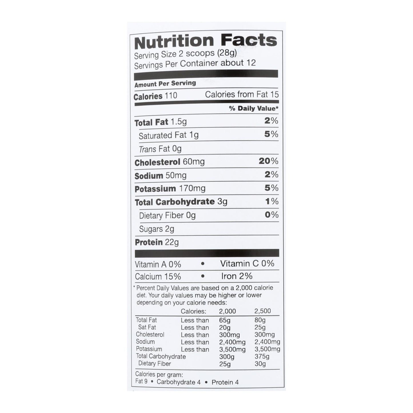 Tera's Whey Protein - RBGH-Free, 12 Oz Unsweetened Plain