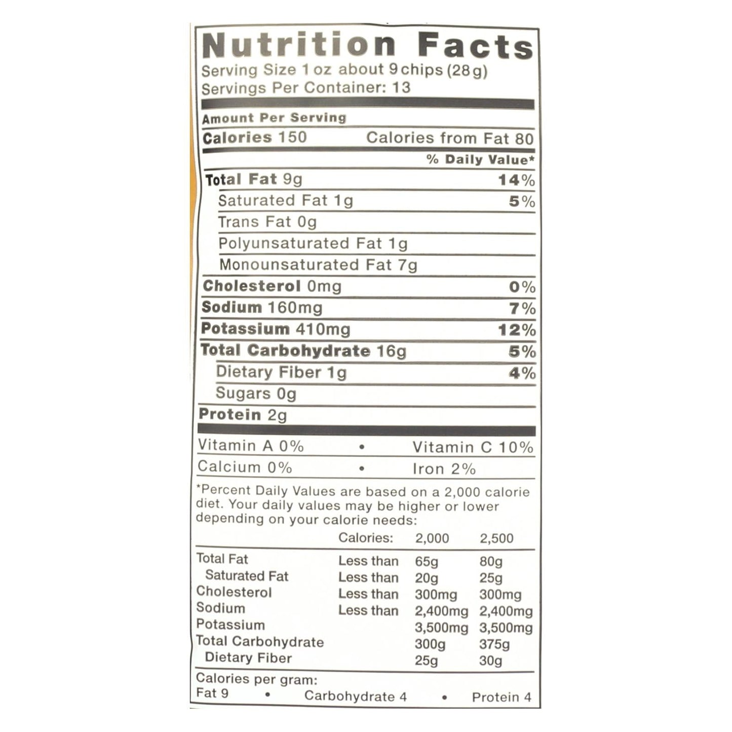 Kettle Brand Salt & Pepper Krinkle Cut Potato Chips, Premium Quality, (Pack of 9 - 13 Oz.)