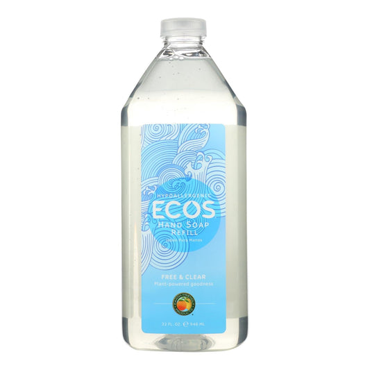 Ecos Liquid Hand Soap, Free and Clear (Pack of 6 - 32 Fl Oz.)