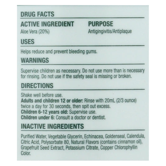 Natural Dentist Healthy Gums Peppermint Twist Antigingivitis Mouthwash - 16.9 fl oz