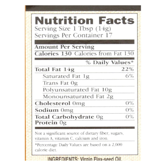 International Collection Virgin Flaxseed Oil - 6-Pack - 8.45 fl oz