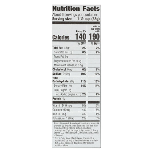 Cascadian Farm Purely O's Cereal (Pack of 12 - 8.6 oz)