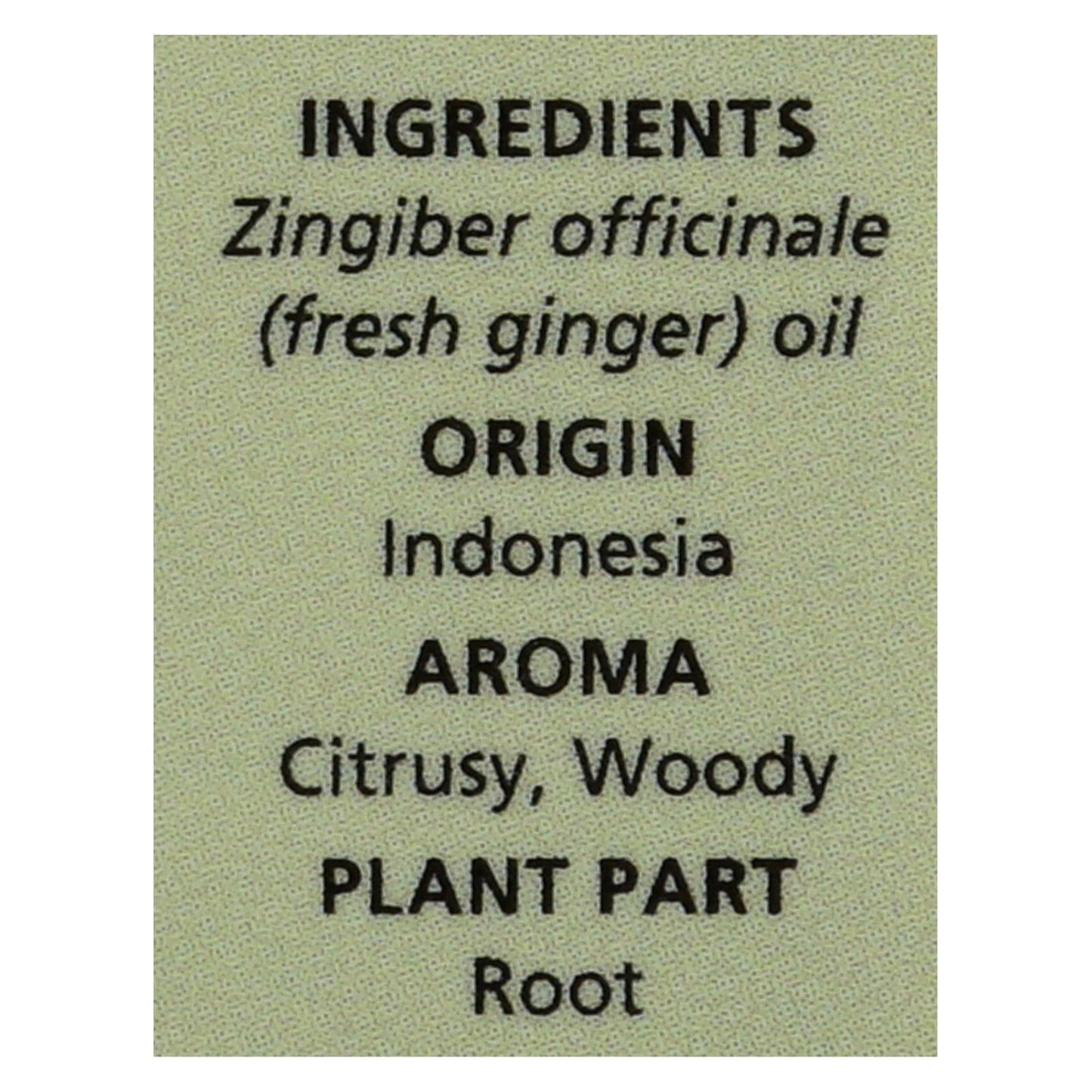 Aura Cacia Fresh Ginger Essential Oil, 0.5 Fl Oz, Pure & Energizing Aromatherapy