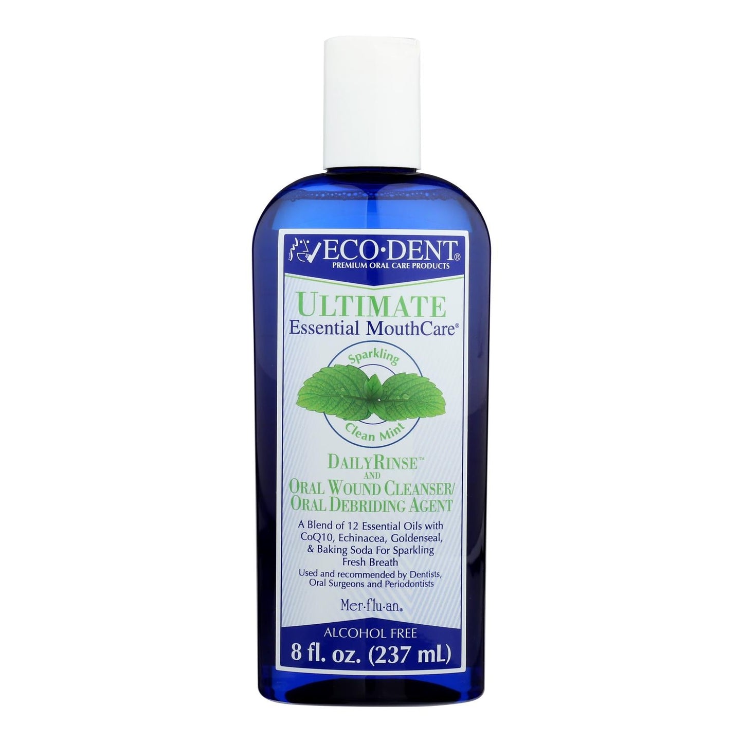 Eco-Dent Enriched with Oxygen Daily Rinse Mouthwash - 8 Oz.