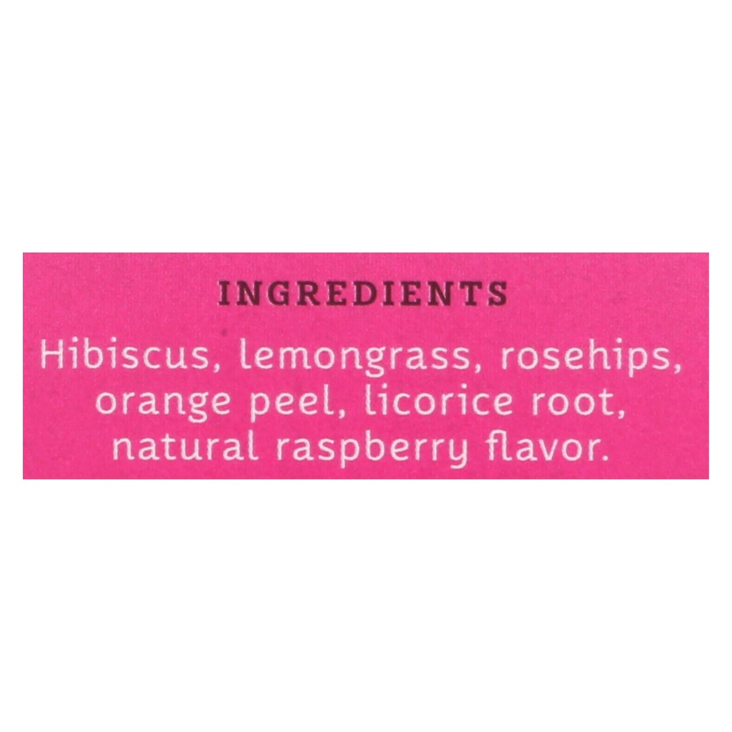 Stash Tea Hibiscus Herbal Tea - Wild Raspberry (6x20 Bags)