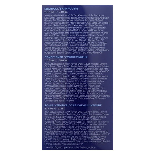 Andalou Naturals Thinning Hair System with Argan Fruit Stem Cells (3-Pack)