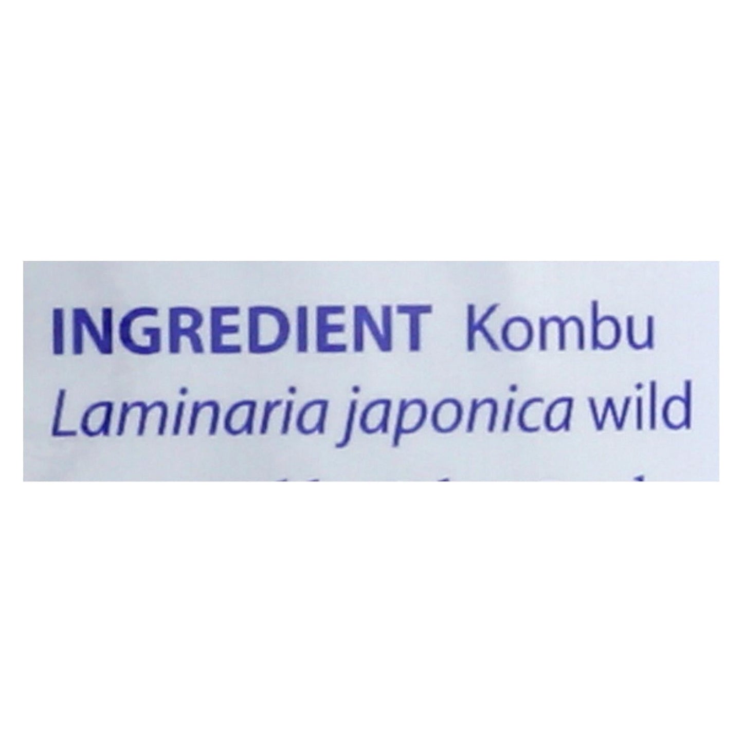 Eden Foods Kombu Sea Vegetable Wild Hand Harvested 2.1 oz (Pack of 6)