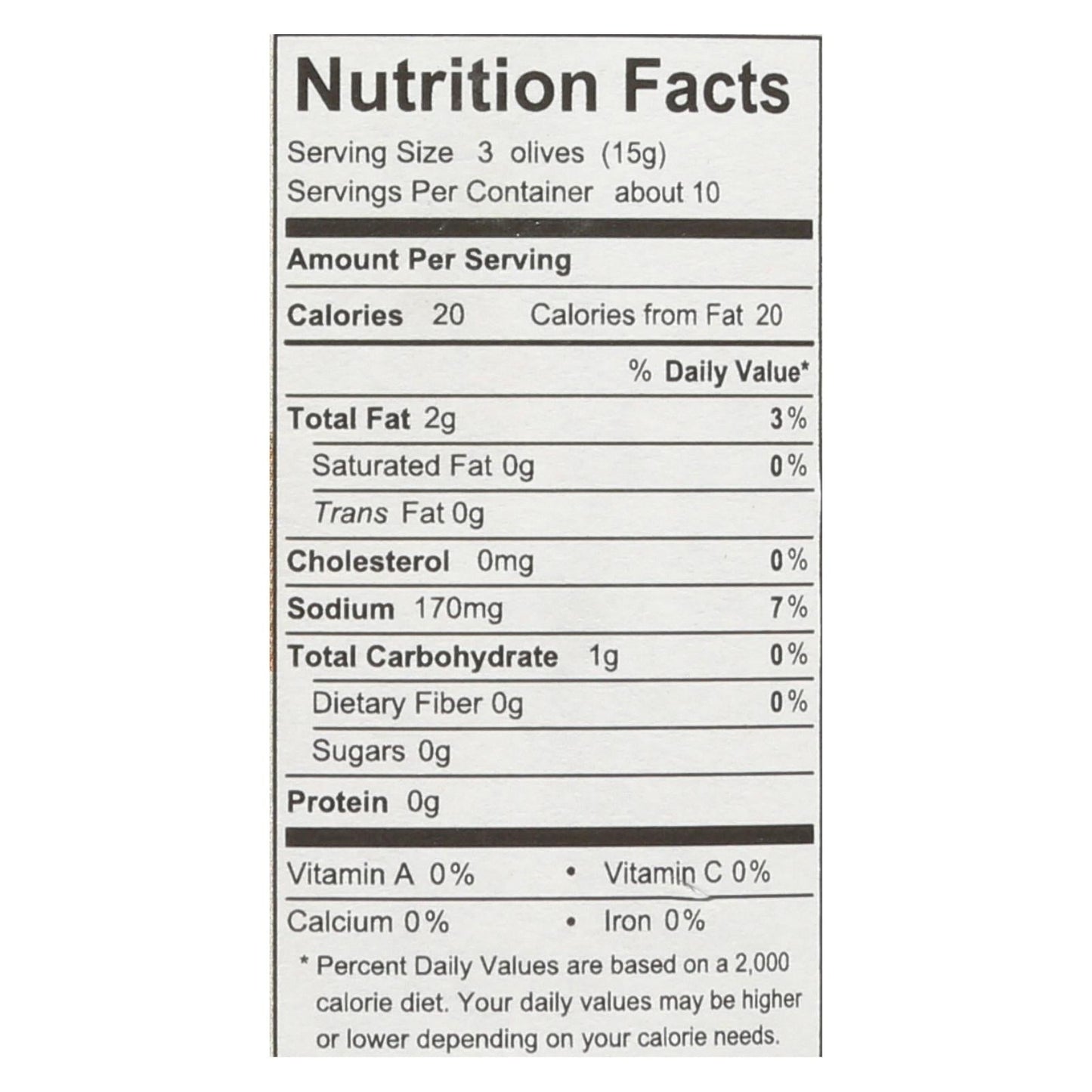 Divina Organic Pitted Green Olives, Pack of 6 — 6 oz Each