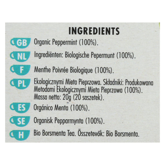 Heath & Heather Peppermint Herbal Tea (Pack of 6 - 20 Ct.)
