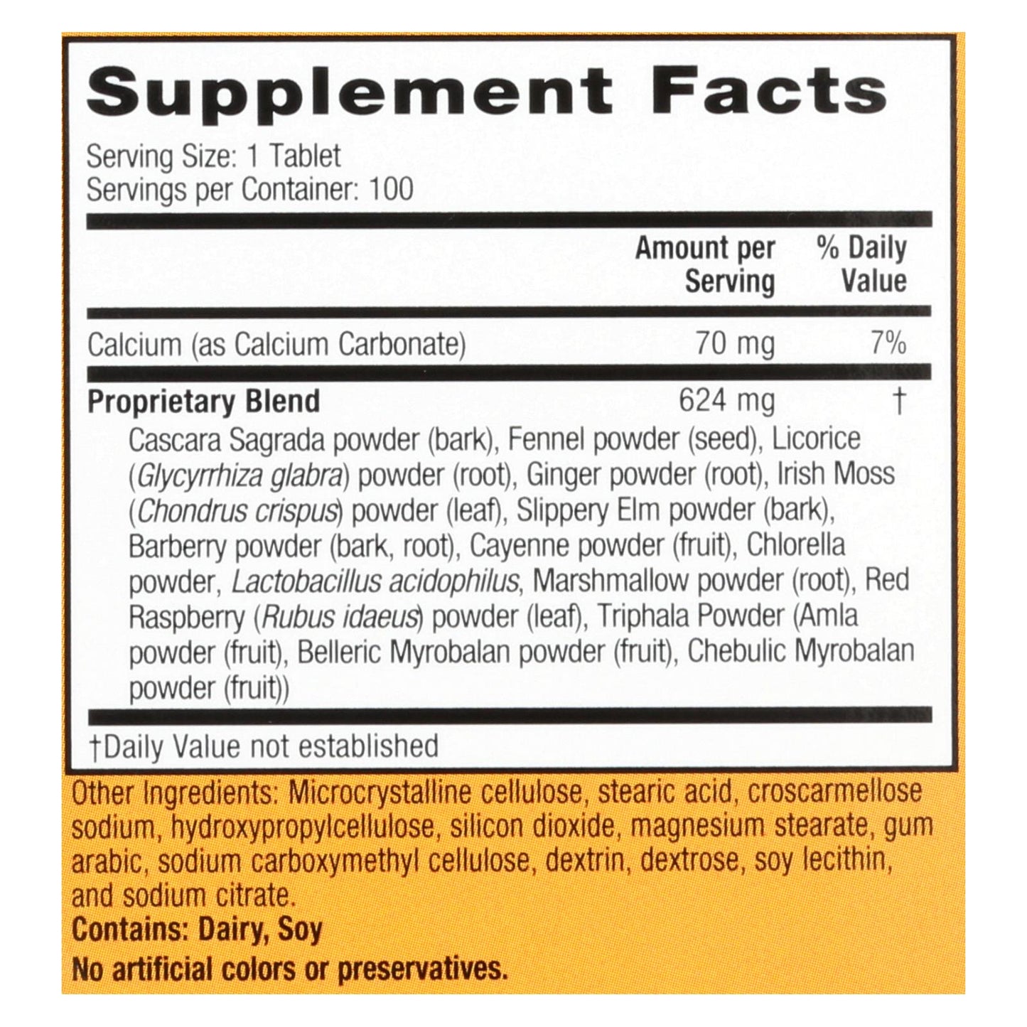 Nature's Secret Super Cleanse: 100-Tablet Pack