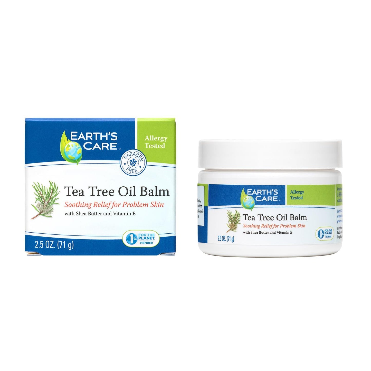 Earth's Care Tea Tree Oil Balm, 2.5 Oz.