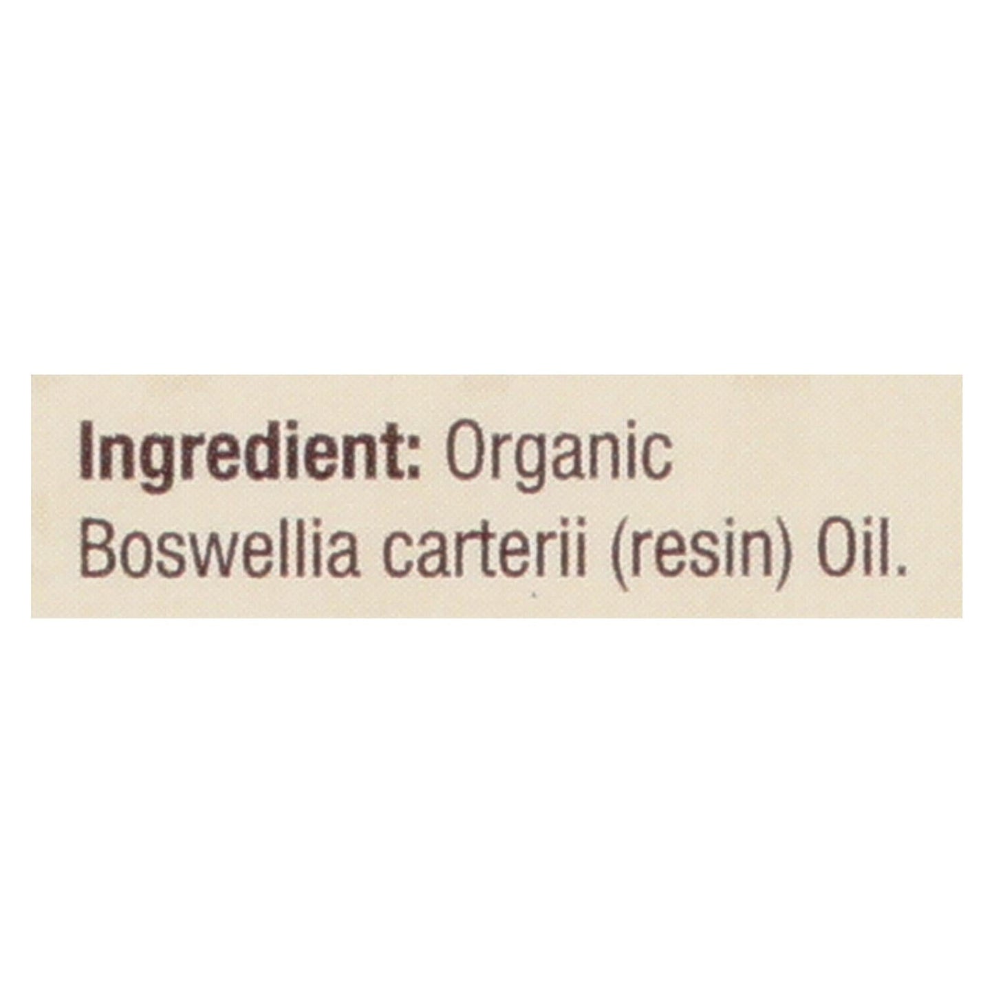 Nature's Answer Organic Essential Oil Frankincense, 0.5 Oz.