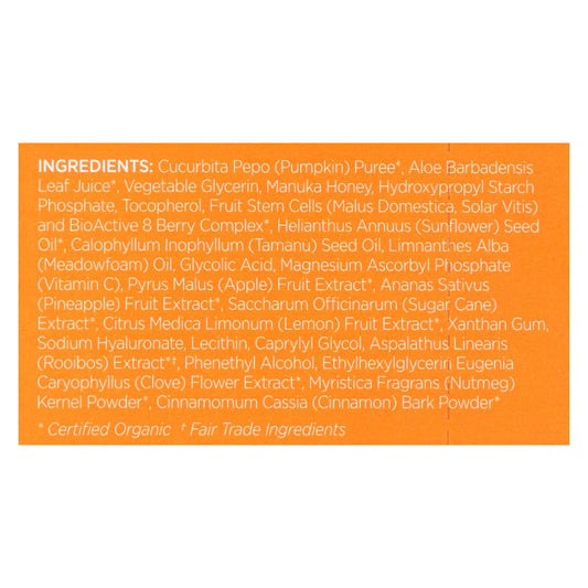 Andalou Naturals Instant Brightening Pumpkin & Honey Face Mask (Pack of 6 - 0.28 Oz Each)