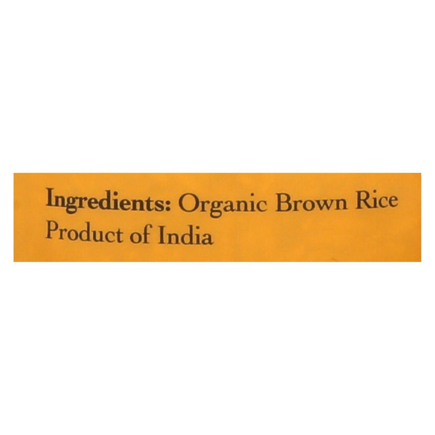 Lotus Foods Organic Whole Grain Brown Basmati Rice, 6 x 30 Oz. Packs