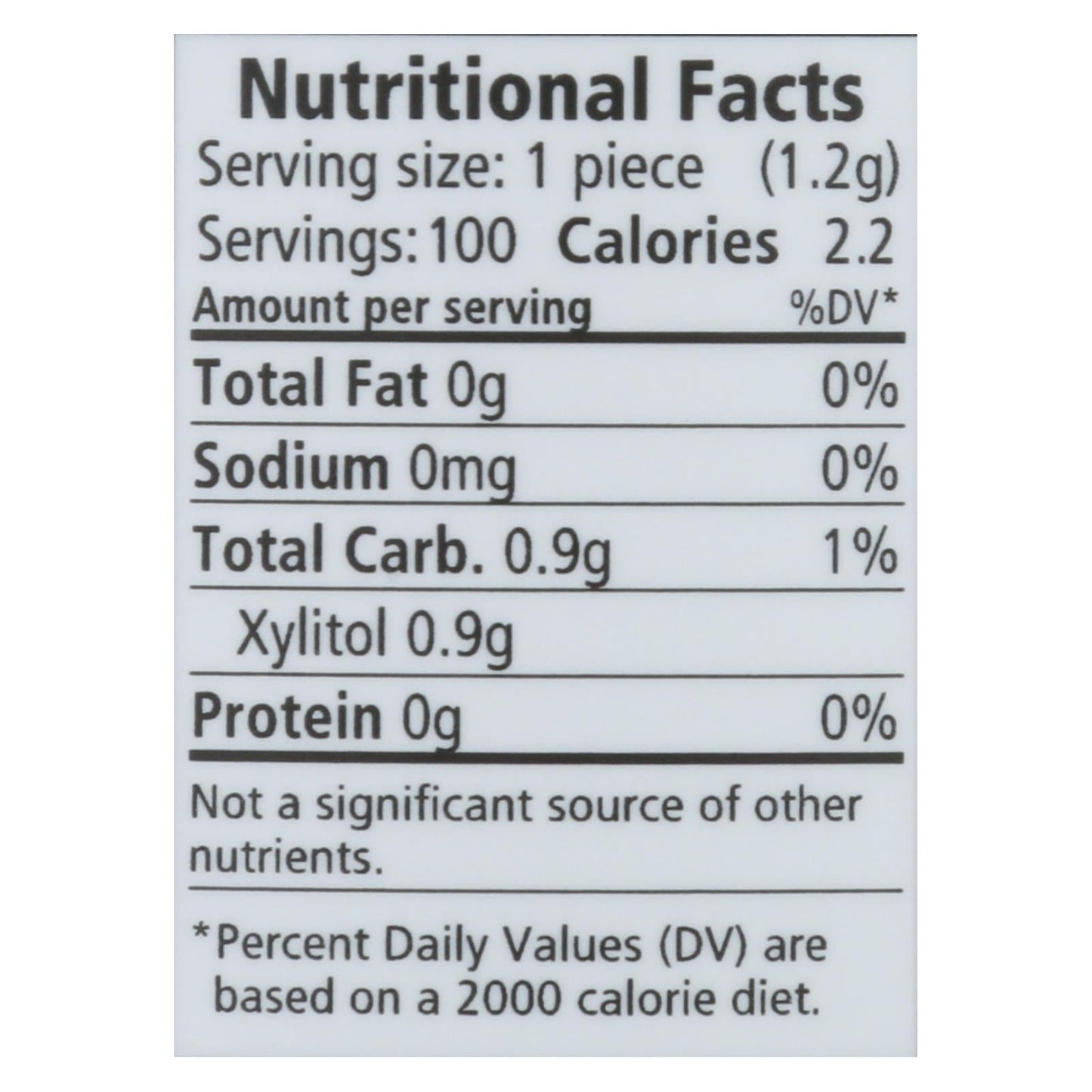 Spry Gum with Xylitol | Sugar-Free, All-Natural Sweetener | 100 ct