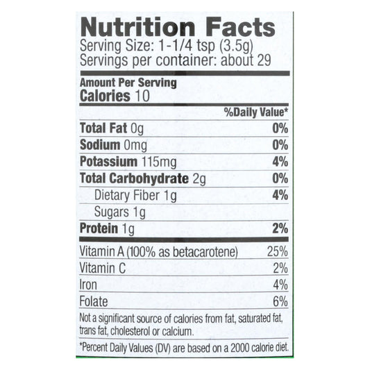 Pines International Organic Barley Grass Powder (3.5 Oz. Pack)