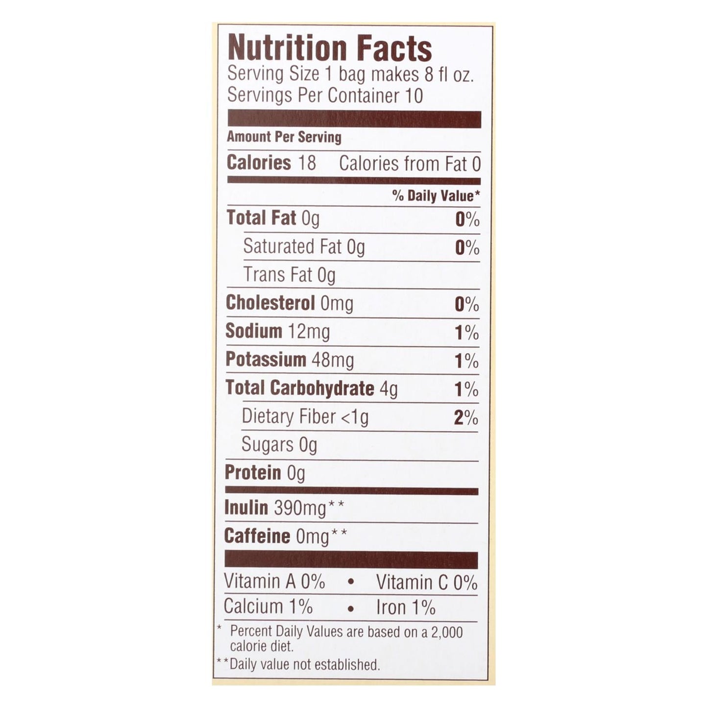 Teeccino French Roast Herbal Coffee (Pack of 6) - 10 Tea Bags, Dark Roast