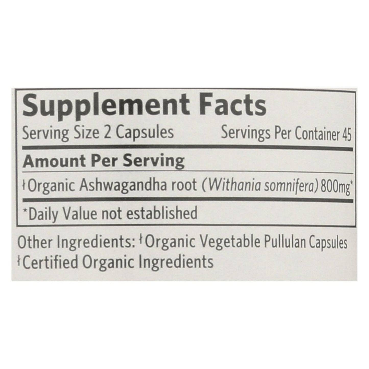 Organic India Ashwagandha, 90 Capsules