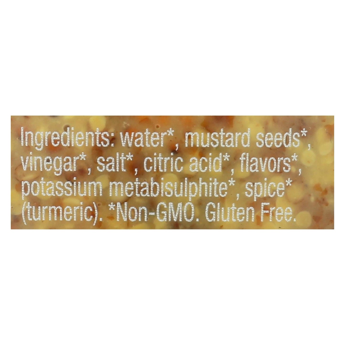 Bornier Spicy Whole Grain Mustard, Gluten-Free, Kosher, Case of 6 (7.4 oz)
