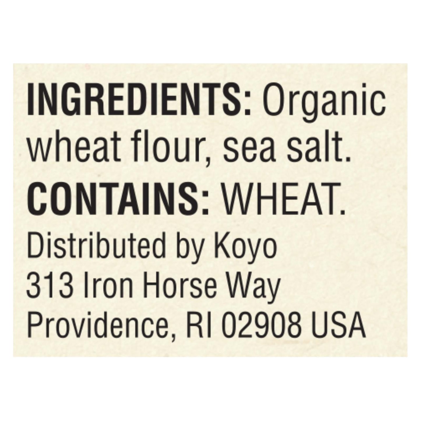 Koyo Organic Udon Noodles, 8 Oz. Pack of 12