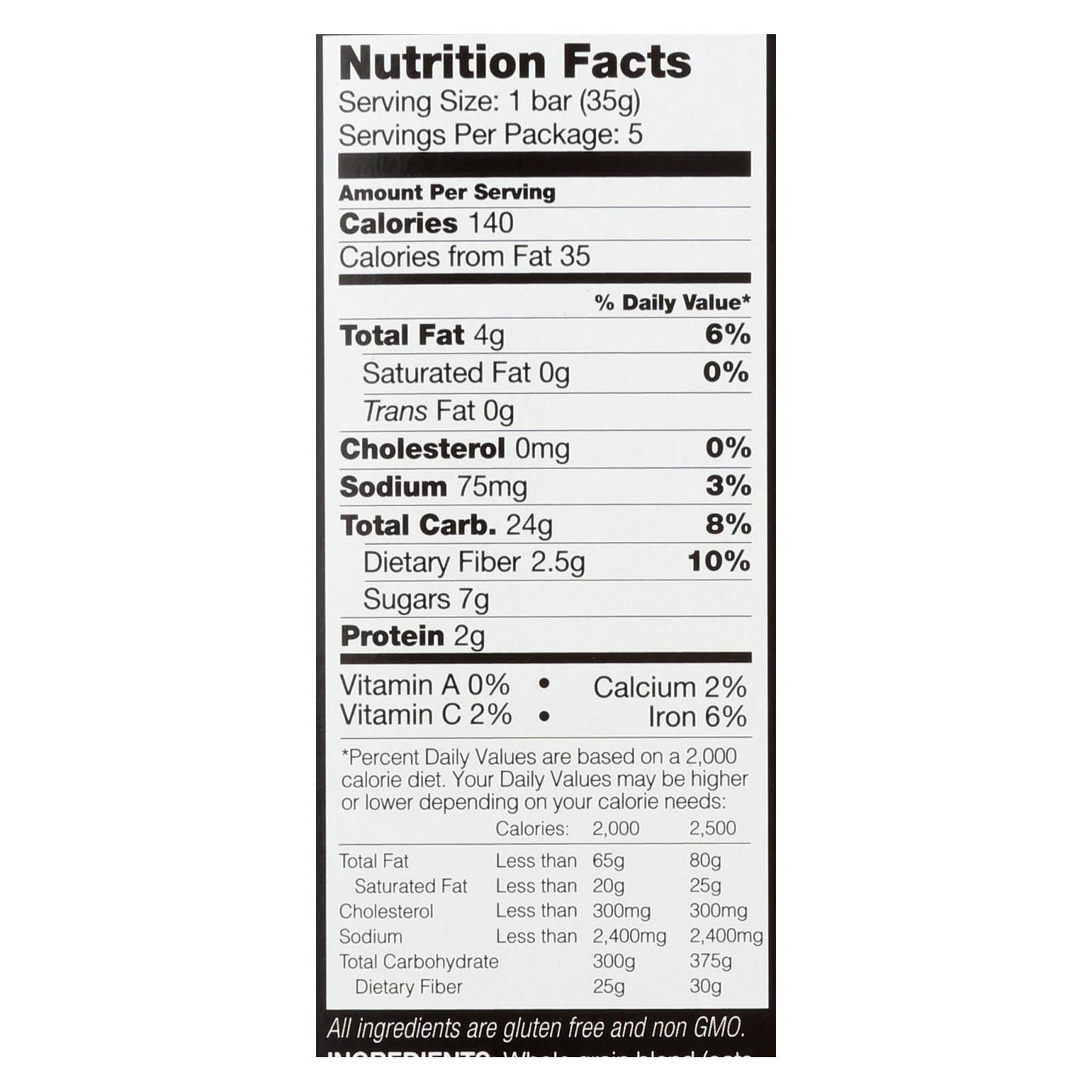 Kind Bar Granola Bar Healthy Grains Vanilla Blueberry 1.2 Oz