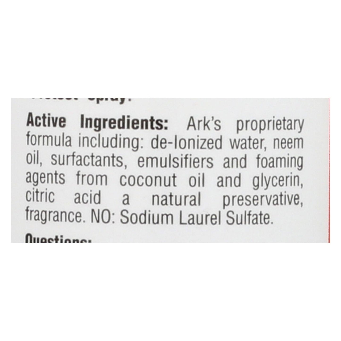 Ark Naturals Neem Protect Antibacterial & Antifungal Shampoo (8 Fl Oz)