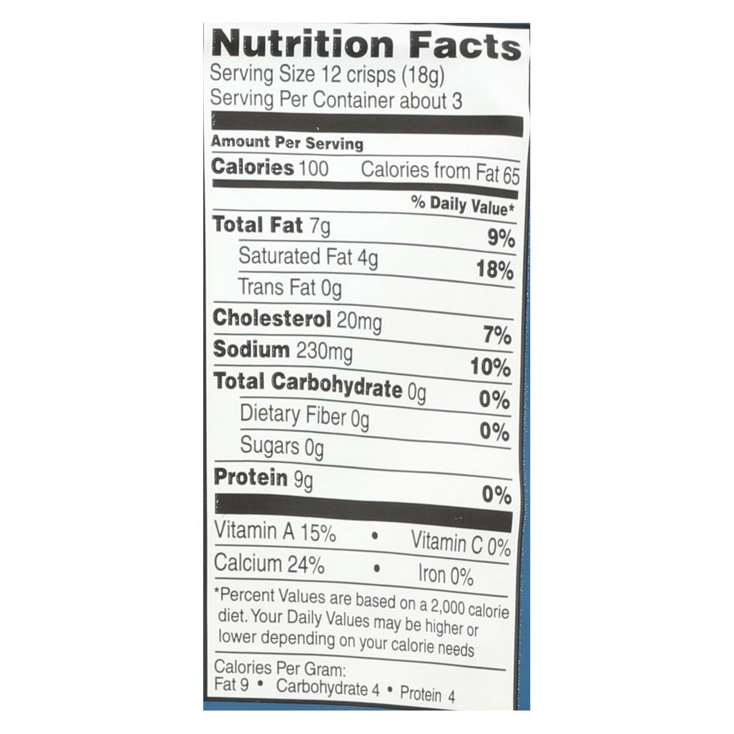 Kitchen Table Bakers Parm-Crisps, Original, 1.75 Oz. (Pack of 12)