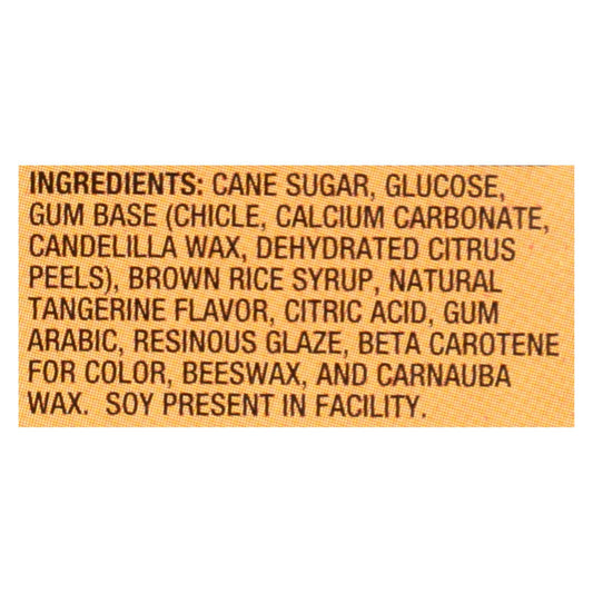 Glee Gum Chewing Gum - Tangerine (12 Packs of 16 Pieces)