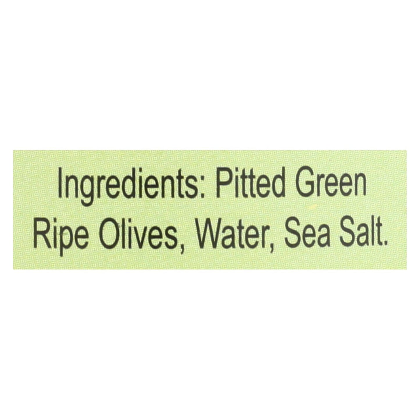 Santa Barbara California Pitted Green Olives (Pack of 12) - 5.75 Oz. each