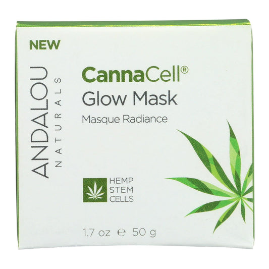 Andalou Naturals Brightening and Refining Cannacell Glow Mask - 1.7 Oz