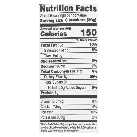 Doctor In The Kitchen Organic Flax Seed Savory Crackers (Pack of 6 - 5 Oz.)