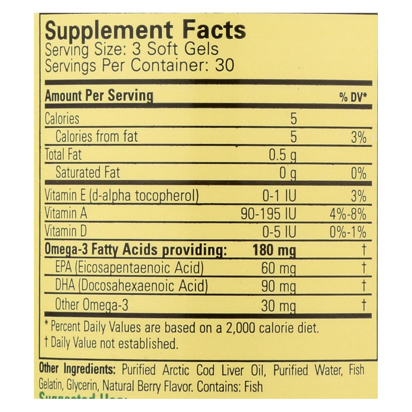 ChildLife Pure DHA Berry Softgels (90 Count)