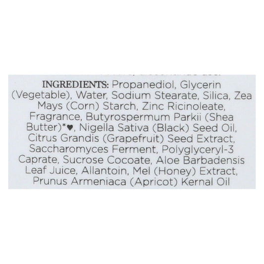 Nubian Heritage All-Natural 24-Hour Deodorant: Long-Lasting Protection with Honey & Black Seed - 2.25 Oz