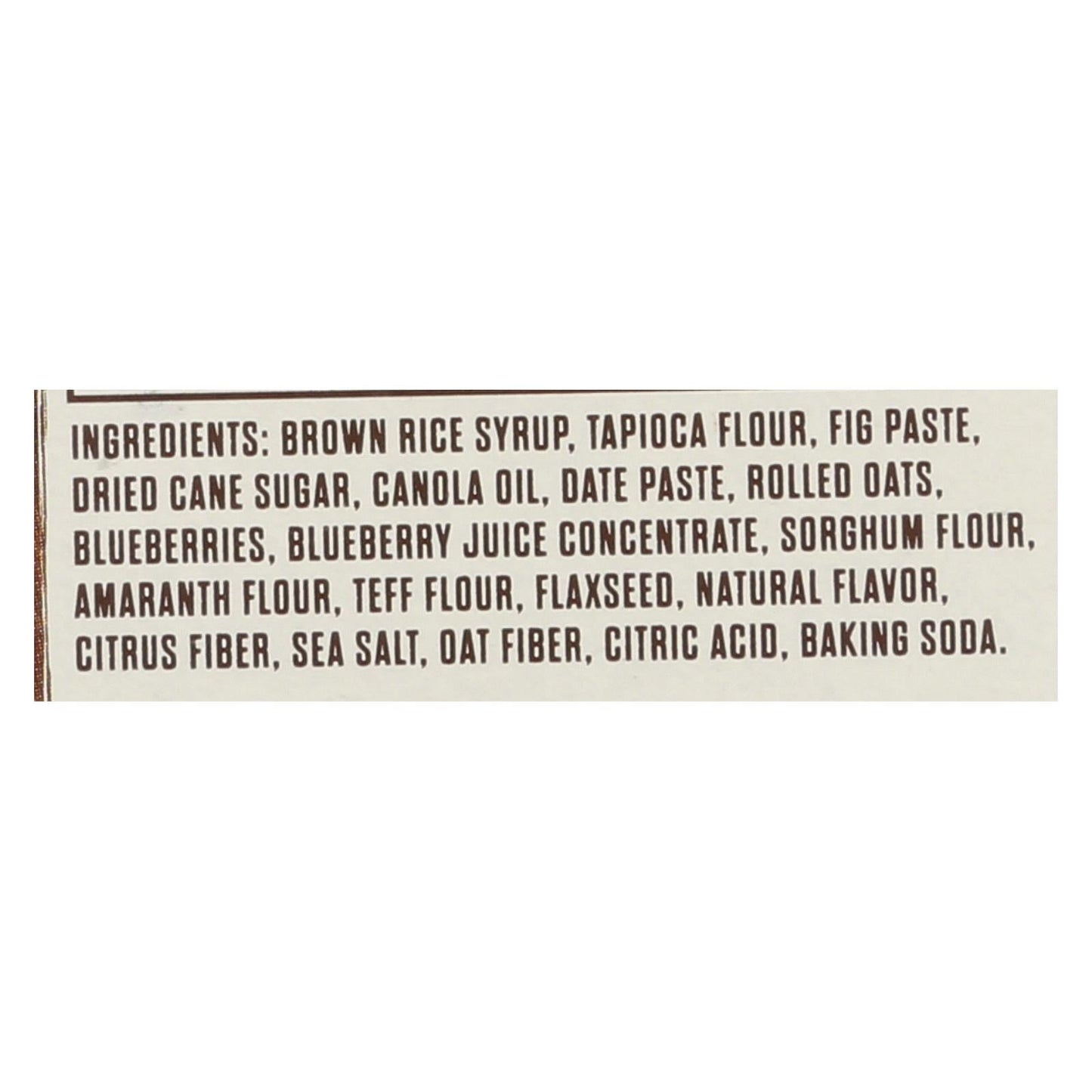 Nature's Bakery Gluten-Free Blueberry Fig Bars (Pack of 6, 2 Oz. Each)