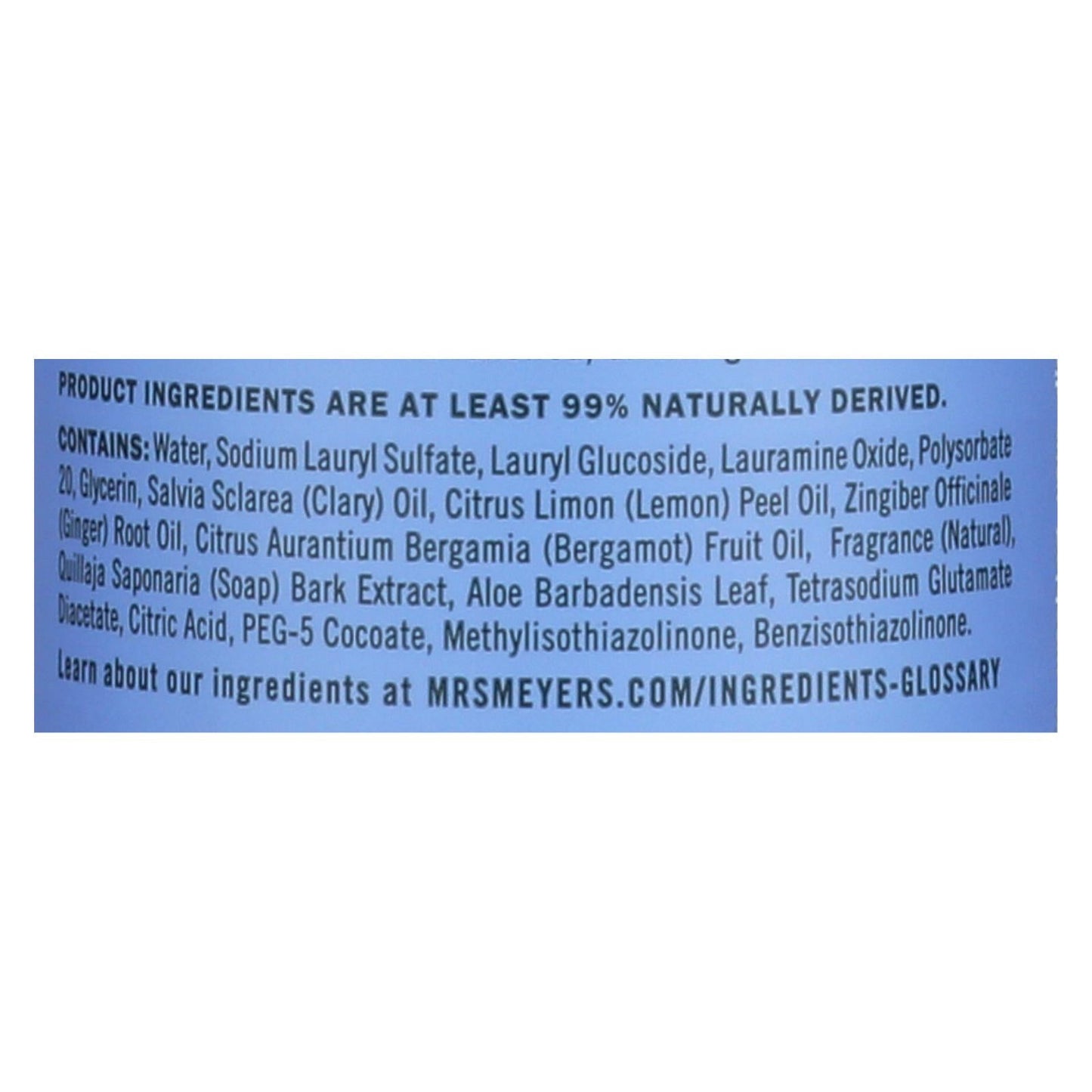 Mrs. Meyer's Clean Day Liquid Dish Soap Bluebell, Gentle on Hands, Fresh Scent (Pack of 6 - 16 Oz.)